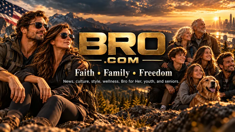 BRO.com: Faith, Family, Freedom. News, culture, style, wellness, Bro for Her, youth and seniors.